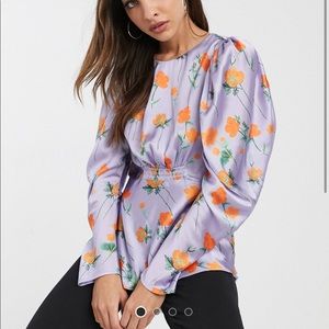 Silk Floral print blouse